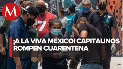 Capitalinos relajan las medidas sanitarias a días que termine