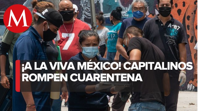 Capitalinos relajan las medidas sanitarias a días que termine