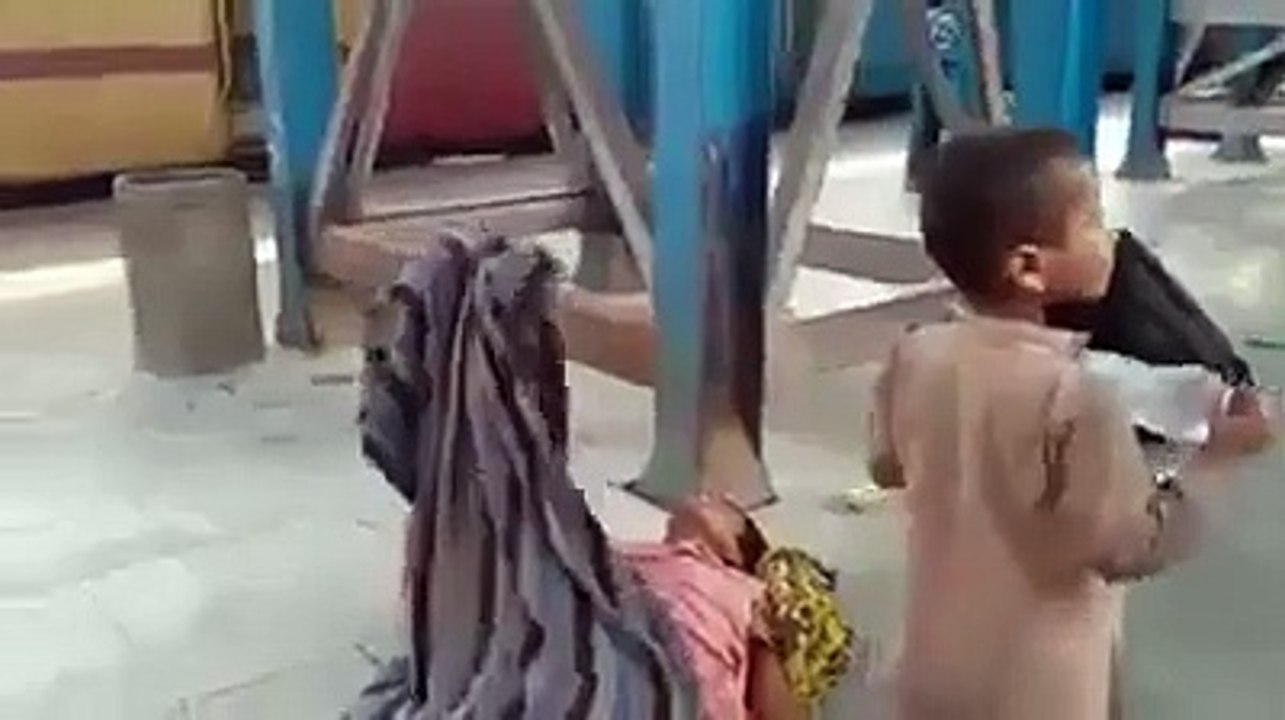Stupid child trying to call the dead mother on the platform!  The whole country is thrilled