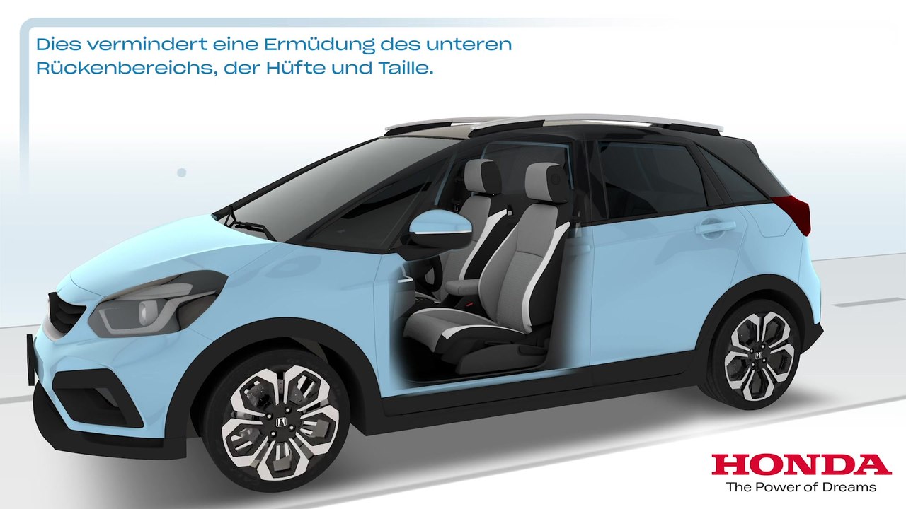 Hoher Innenraumkomfort im Honda Jazz e:HEV