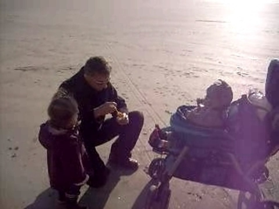 Avec papa on a fait des bulles