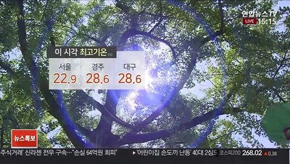 [날씨] 구름 많고 내륙 소나기…내일부터 낮더위