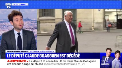 Le député Claude Goasguen est mort