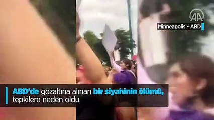 ABD'de gözaltına alınan bir siyahinin ölümü, tepkilere neden oldu