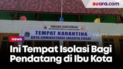 Auditorium Gelanggang Remaja Jadi Tempat Isolasi Pendatang di Ibu Kota