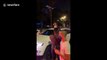Kid chants 'black lives matter' from car during George Floyd protest in LA
