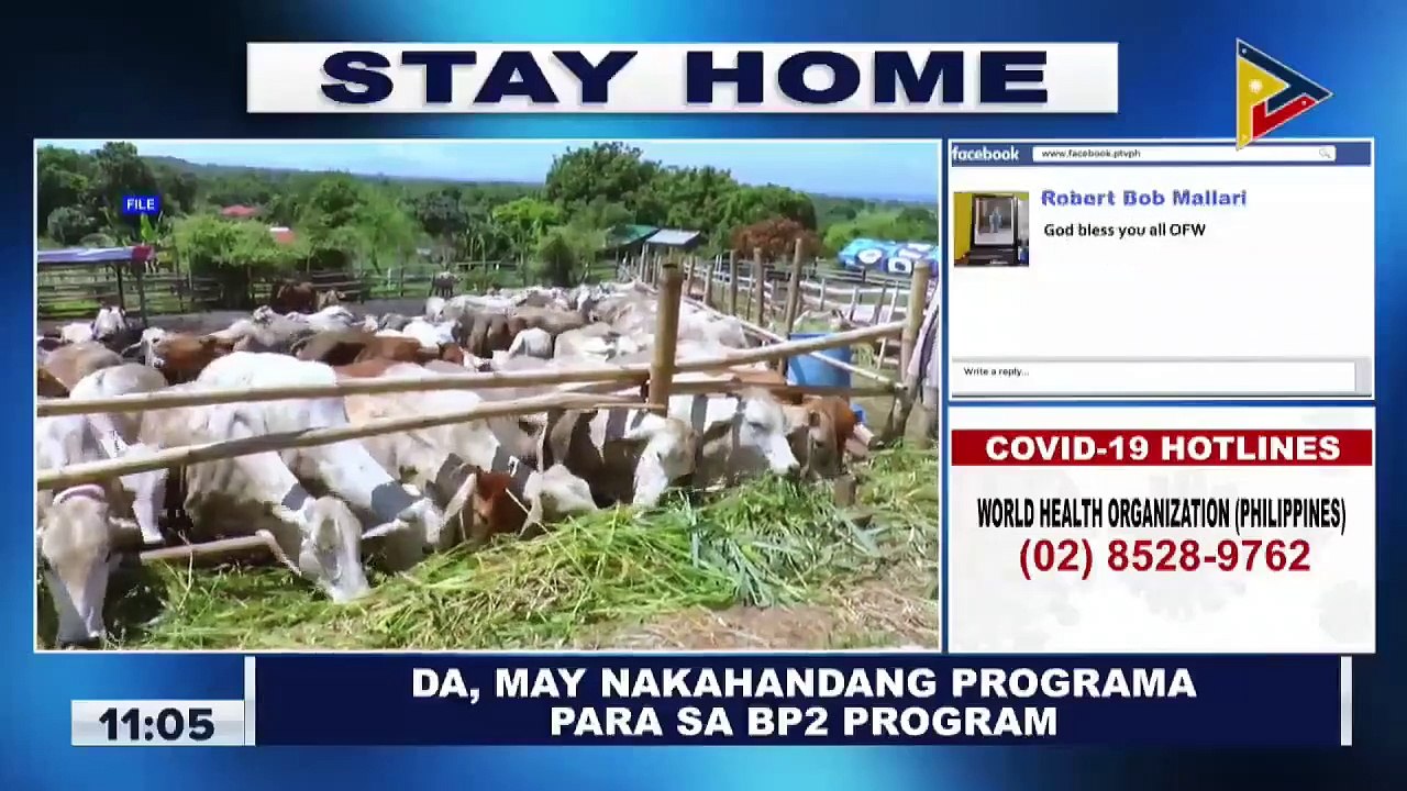 #LagingHanda | DA, may nakahandang programa para sa BP2 program