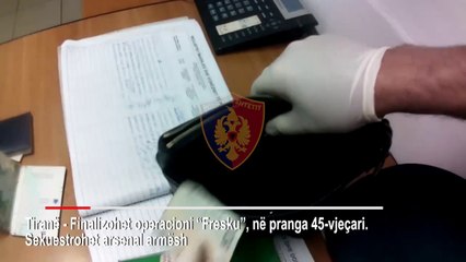 Tiranë/ Armë dhe drogë me vete, pranga 45-vjeçarit