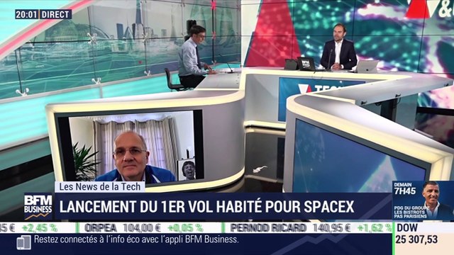 Jean-Yves Le Gall (CNES): Lancement du premier vol habité pour SpaceX - 27/05
