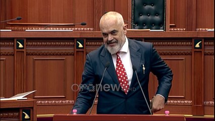 Ora News - Ruçi i pret fjalën Ramës, kryeministri e thumbon: Iku fjala e lirë pa kufi