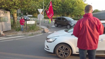 Action du personnel des Soins de Santé organisées à l'hôpital de la Citadelle (Liège)