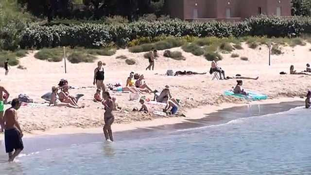 Retour sur la plage du Verdon à Martigues après le confinement