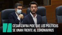 César Zafra pide que todos los políticos se unan contra el coronavirus