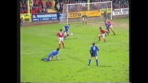 Granada Soccer Night [itv]: Swindon 2-2 Latics 1990/91 Football League Division 2, 13/03/91
