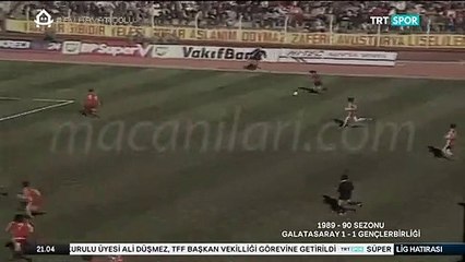 Galatasaray 1-1 Gençlerbirliği [HD] 17.03.1990 - 1989-1990 Turkish 1st League Matchday 25 + Post-Match Comments
