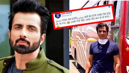 Sonu Sood  से यूजर ने सलून पहुंचाने की कही बात, तो मिला करारा जवाब | FilmiBeat