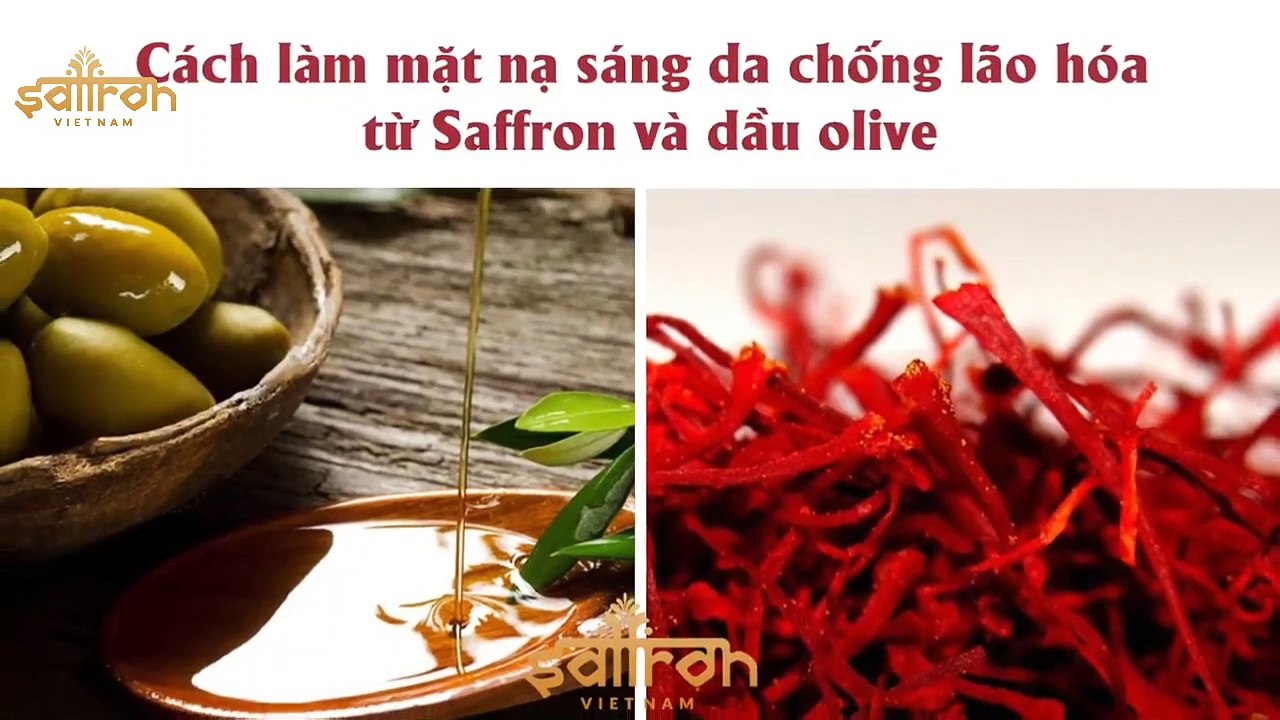 cách làm mặt nạ saffron sữa tươi