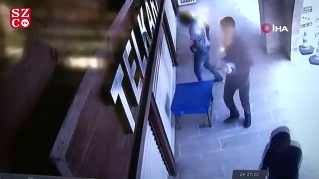 Esnafın korkulu rüyası ampul hırsızları kamerada