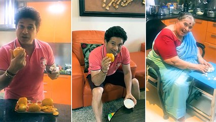 सचिन तेंडुलकरने बनवली Mango कुल्फी