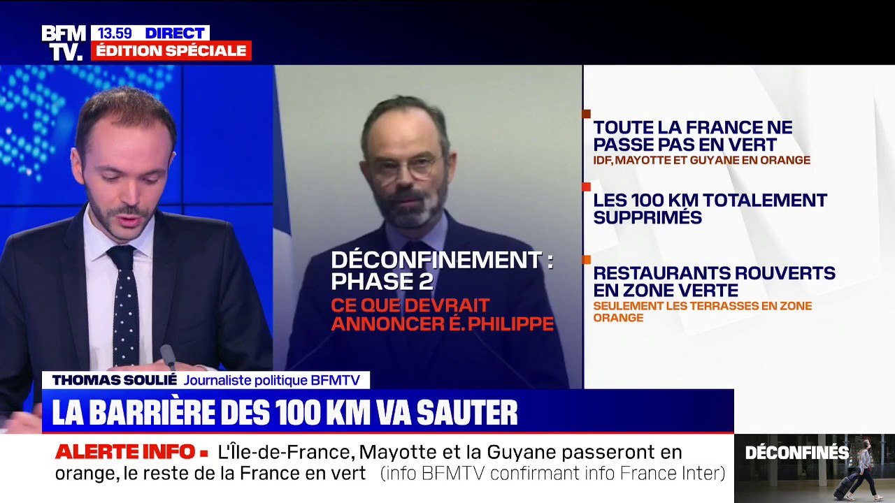 Fin de la limitation à 100km, réouverture des parcs et terrasses : ce qui va changer avec la phase 2