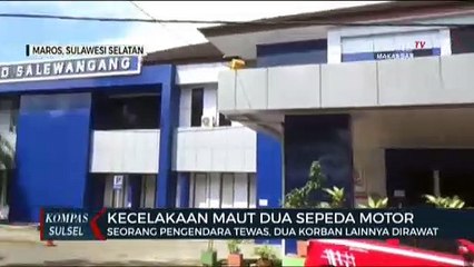 Download Video: Kecelakaan Maut Dua Sepeda Motor, Seorang Pengendara Tewas