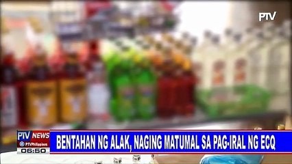 Bentahan ng alak, naging matumal sa pag-oral ng ECQ