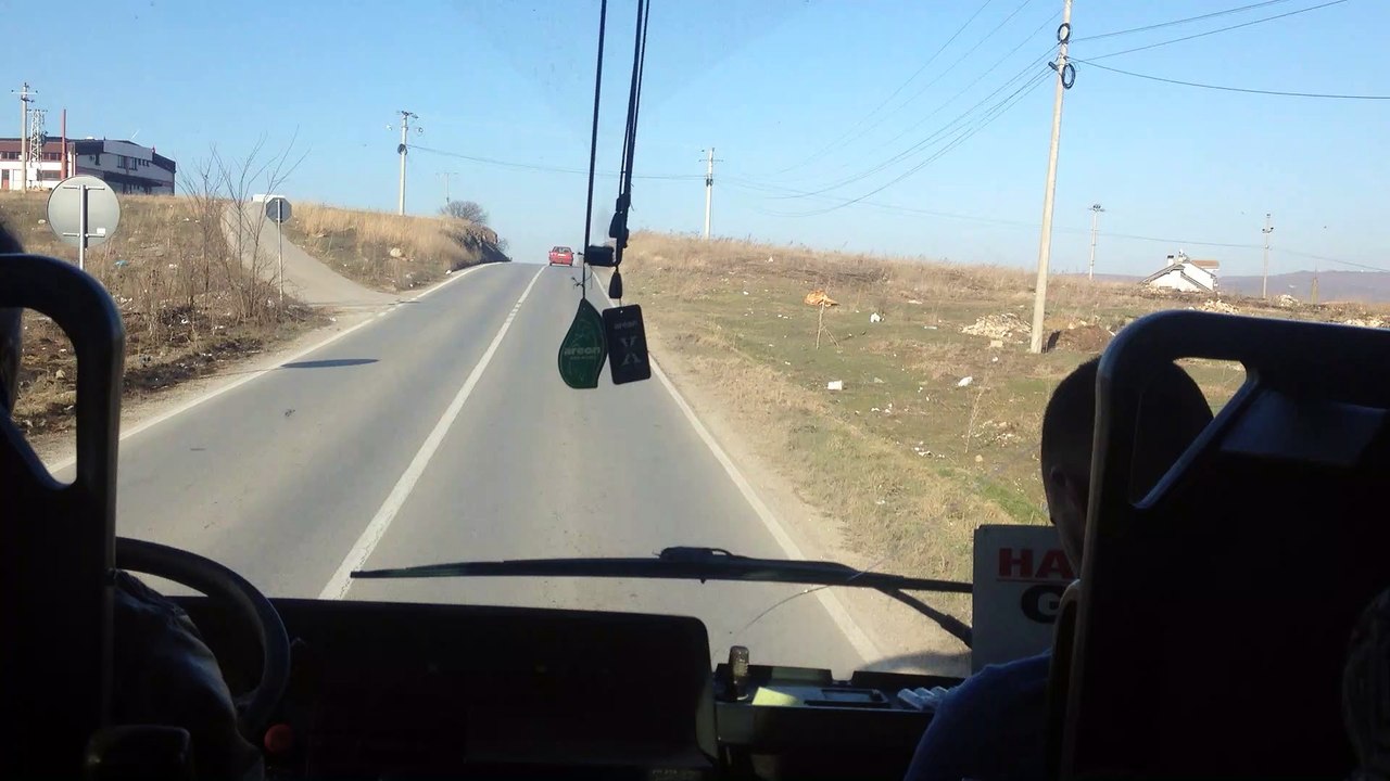 On a bus :)