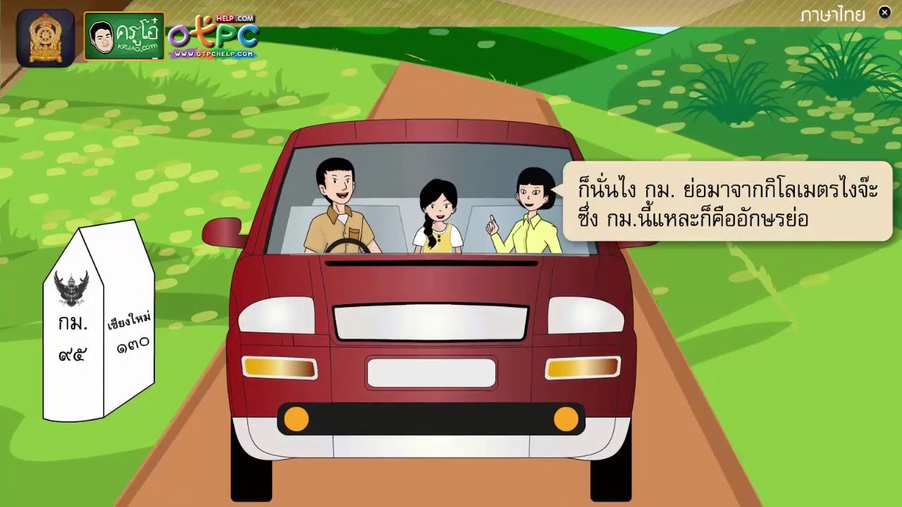 อักษรย่อ - สื่อการเรียนการสอน ภาษาไทย ป.4