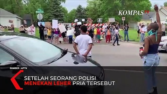 Polisi Injak Leher George Floyd Hingga Tewas, Warga AS Geram