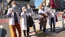 Médicos argentinos reclaman mejores salarios y protección ante pandemia