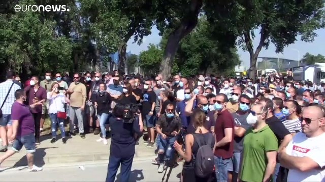 Испания: рабочие Nissan протестуют