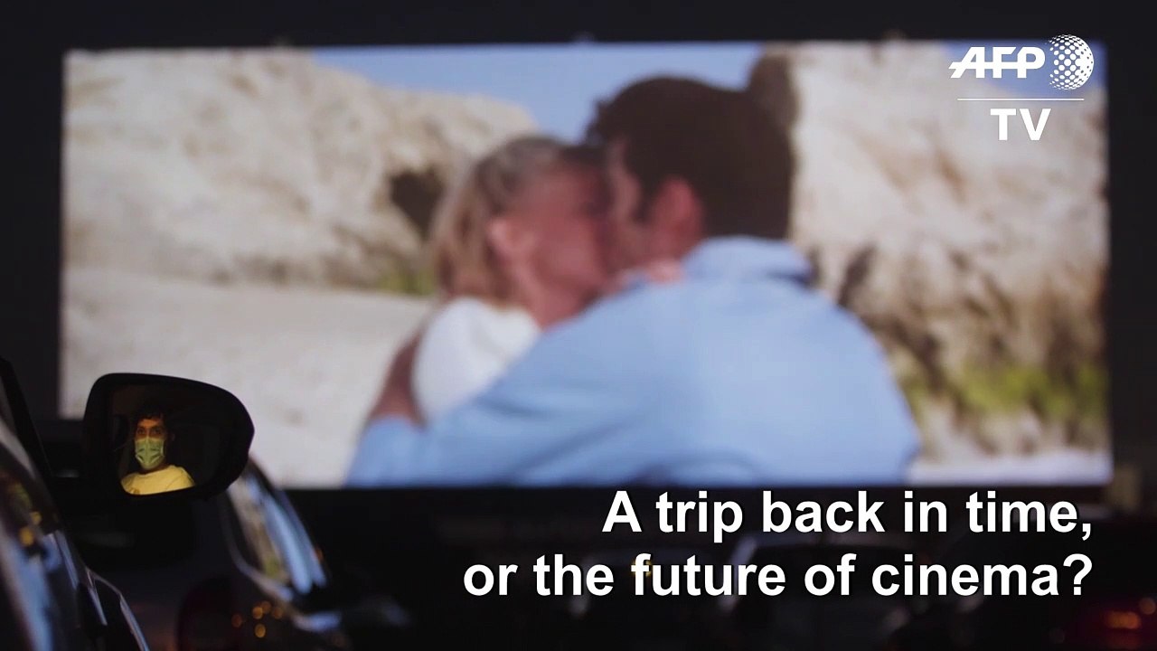 Madrid drive-in cinema offers respite to moviegoers during pandemic