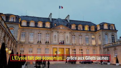 L'Élysée fait des économies… grâce aux Gilets jaunes