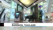 Tayland'da alışveriş merkezlerindeki Covid-19 önlemleri artık robotlara emanet