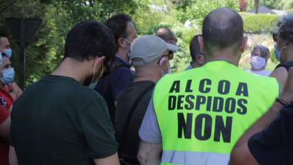 El Comité de Empresa de Alcoa, tras el anuncio del cese de actividad en San Cibrao