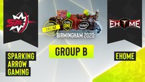 Dota2 - EHOME vs. Sparking Arrow Gaming - Game 2 - ESL One Birmingham 2020 - Group B - CN