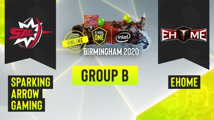 Dota2 - EHOME vs. Sparking Arrow Gaming - Game 2 - ESL One Birmingham 2020 - Group B - CN