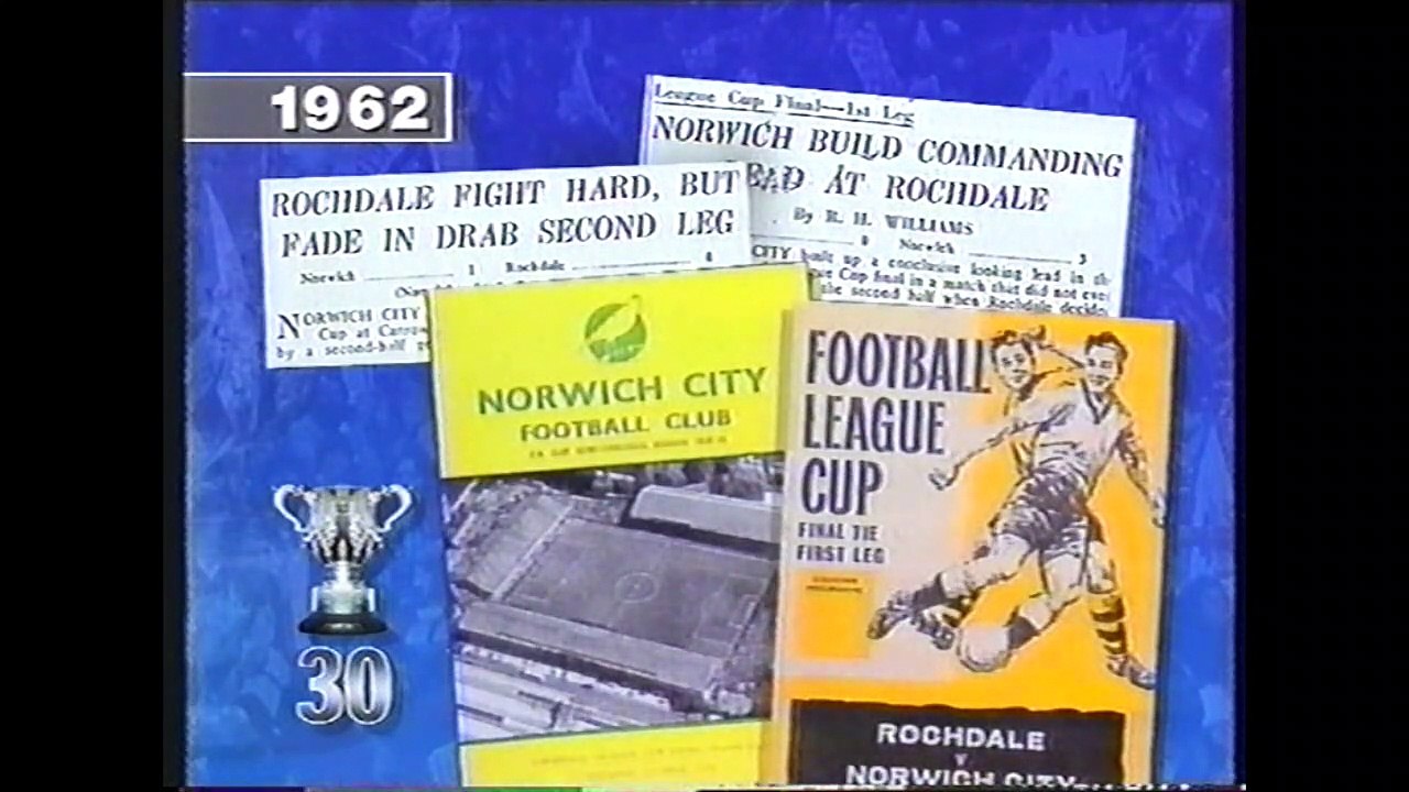 Granada Soccer Night [itv]: History of the League Cup 1960-90 Part 1, 17/04/91