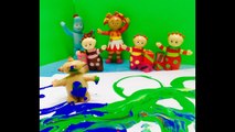 Makka Pakka Messy PAINTING a Picture For In The Night Garden Friends-