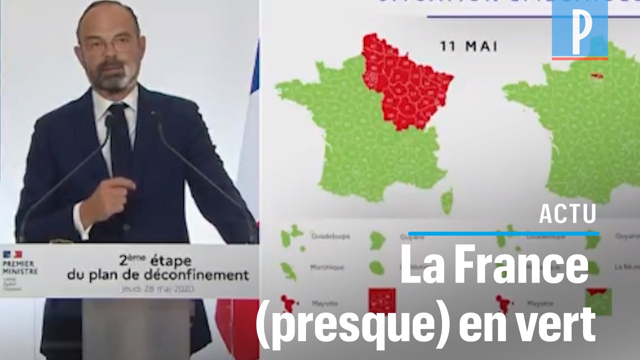 La France passe en vert sauf l'Île-de-France, l...