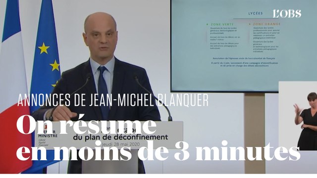 Ecoles, collèges, lycées : les annonces à retenir de Jean-Michel Blanquer