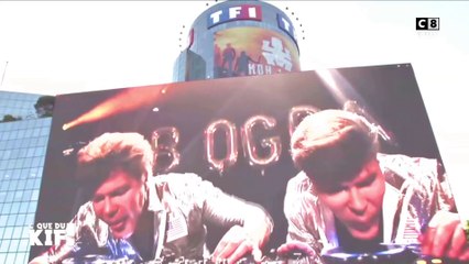 Pour venger Bernard Montiel, Cyril Hanouna diffuse le clip des Bogdanov devant la tour TF1