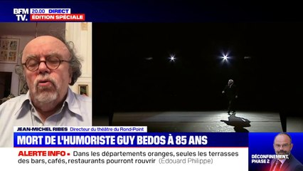 Mort de Guy Bedos: pour Jean-Michel Ribes, "son insolence était salutaire"