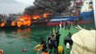 Top 10 Crash large ships and yachts after fire