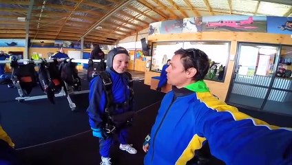 First SKYDIVE and LIMO RIDE!