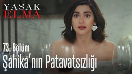 Şahika'nın patavatsızlığı geceye damga vurdu - Yasak Elma 73. Bölüm