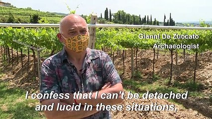 Italy unearths Roman mosaic after century-long hunt