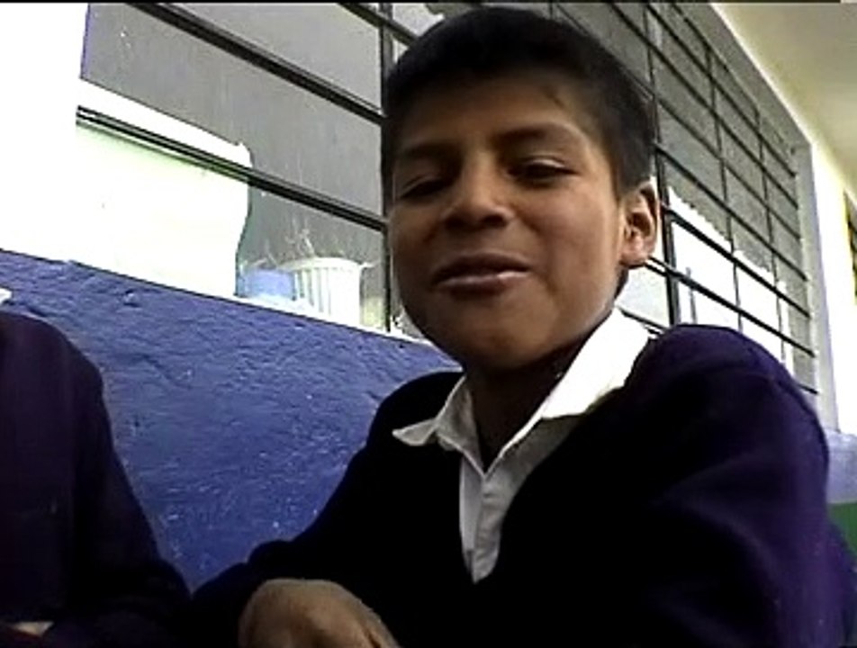 PDM 2020 - Equateur - Interview d'un jeune écolier Quechua