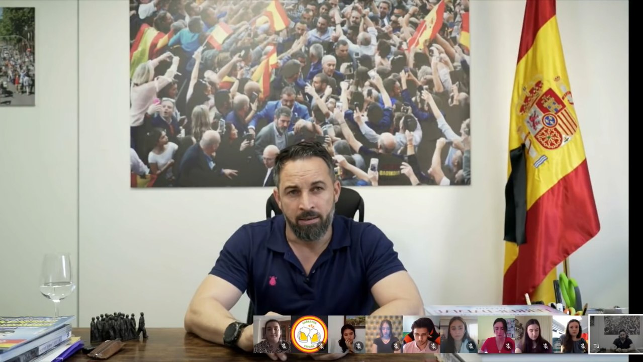Abascal acusa a Pablo Iglesias de tener un "discurso guerracivilista"