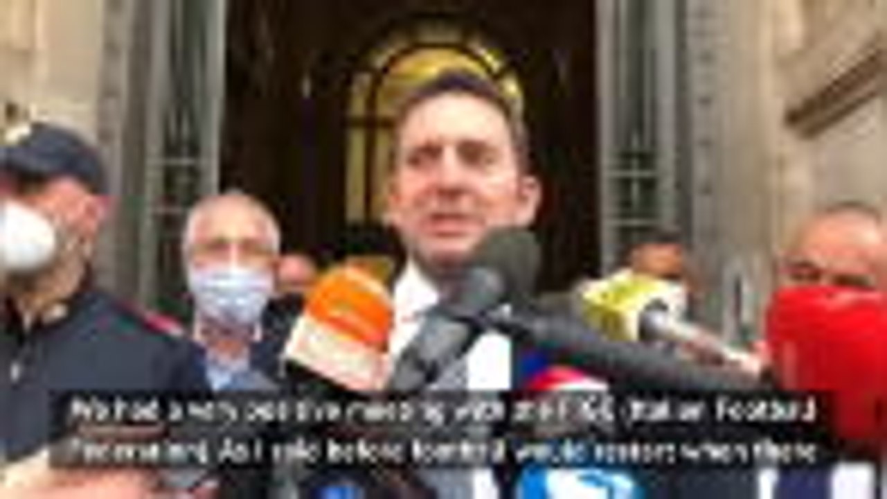 Italian Sports Minister gives go ahead for Serie A resumption